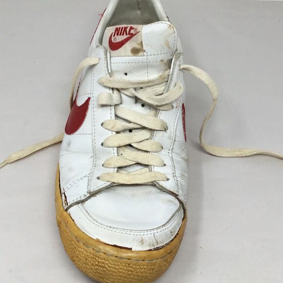 Vtg 1981 Nike Bruin Leather OG Gum Tan Sole Made In Korea ST Seonghwa Men\'s 8.5 main image 6